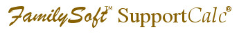 FamilySoft SupportCalc Software Logo